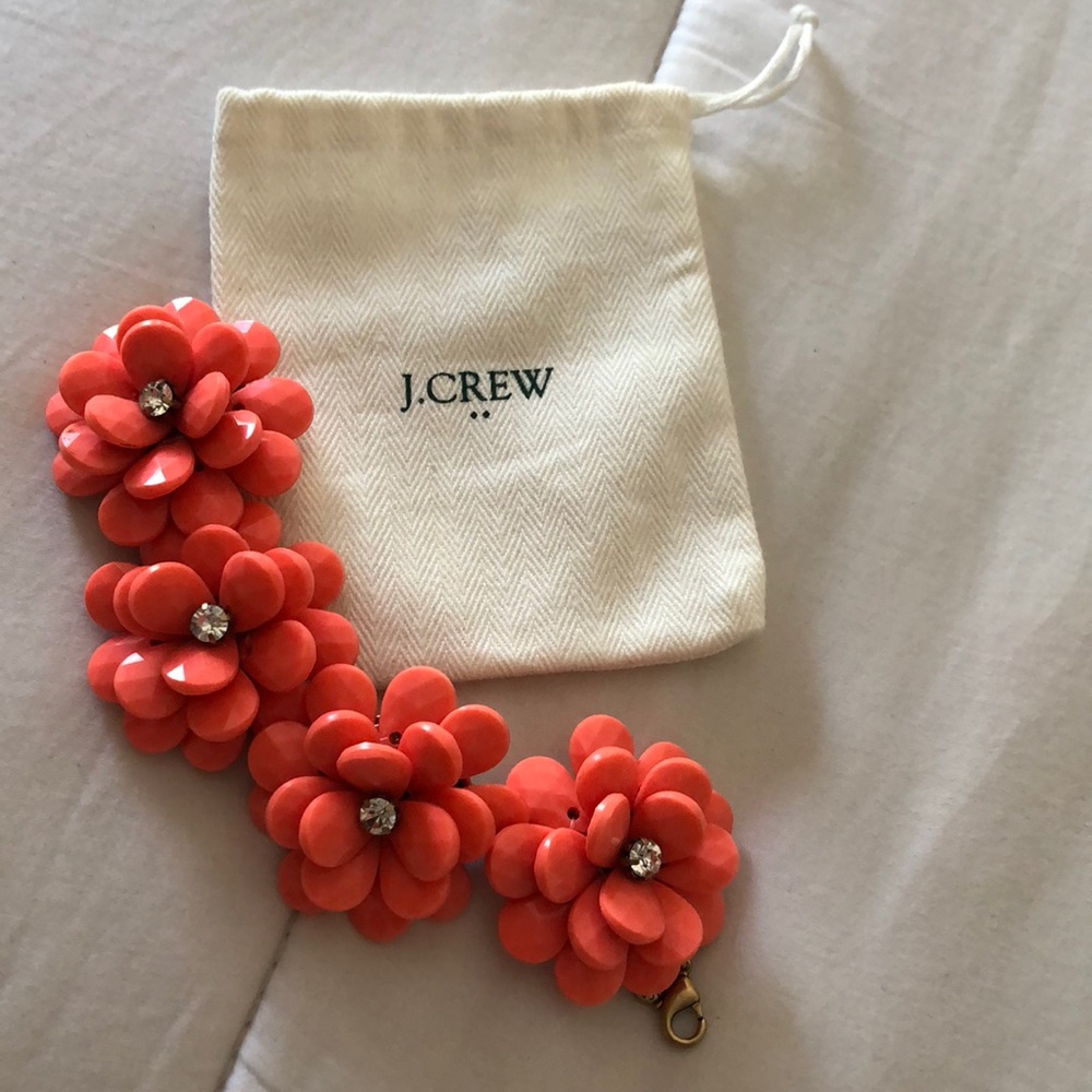 Jcrew chunky flower bracelet